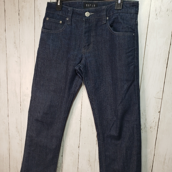 DSTLD Men's Slim Raw Denim Jeans Size W31x L32. - Picture 1 of 5